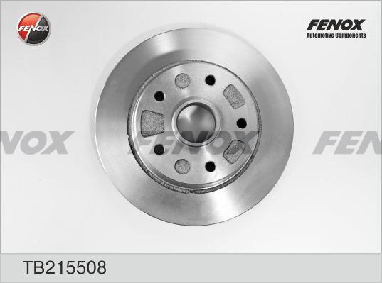 Fenox TB215508 Rear brake disc, non-ventilated TB215508
