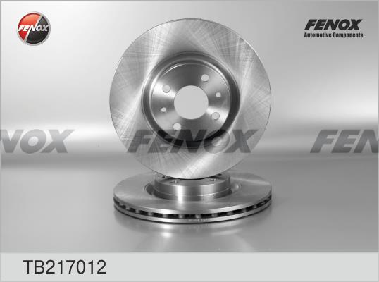 Fenox TB217012 Front brake disc ventilated TB217012
