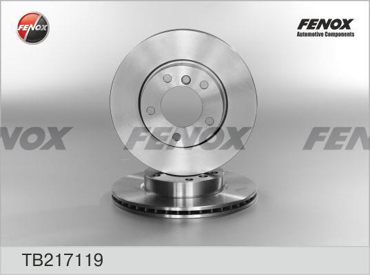 Fenox TB217119 Front brake disc ventilated TB217119