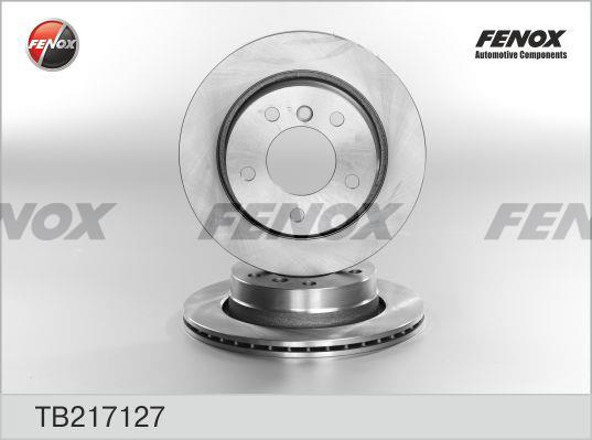 Fenox TB217127 Rear ventilated brake disc TB217127