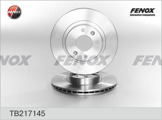 Fenox TB217145 Front brake disc ventilated TB217145