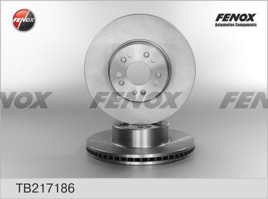 Fenox TB217186 Front brake disc ventilated TB217186