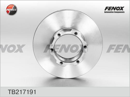 Fenox TB217191 Front brake disc ventilated TB217191
