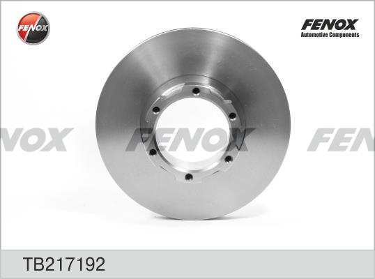 Fenox TB217192 Front brake disc ventilated TB217192