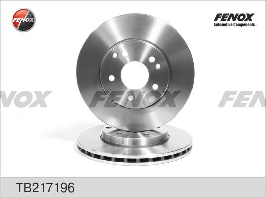 Fenox TB217196 Front brake disc ventilated TB217196