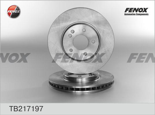 Fenox TB217197 Front brake disc ventilated TB217197