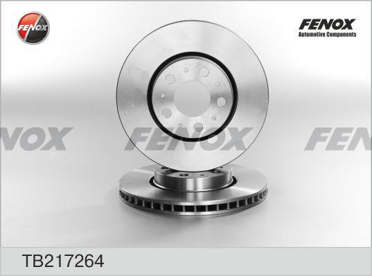 Fenox TB217264 Front brake disc ventilated TB217264