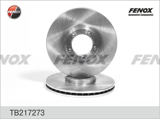 Fenox TB217273 Front brake disc ventilated TB217273