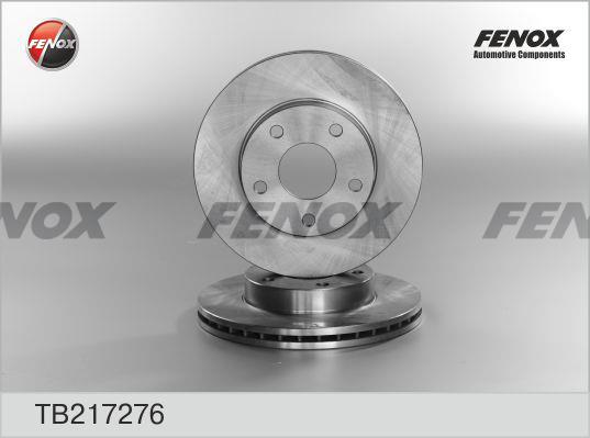 Fenox TB217276 Front brake disc ventilated TB217276