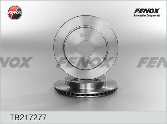 Fenox TB217277 Rear ventilated brake disc TB217277