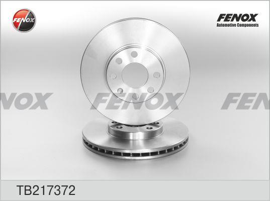 Fenox TB217372 Front brake disc ventilated TB217372
