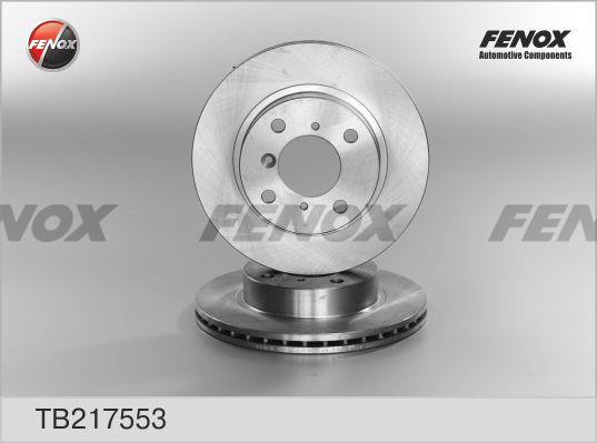 Fenox TB217553 Front brake disc ventilated TB217553
