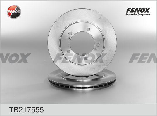 Fenox TB217555 Front brake disc ventilated TB217555