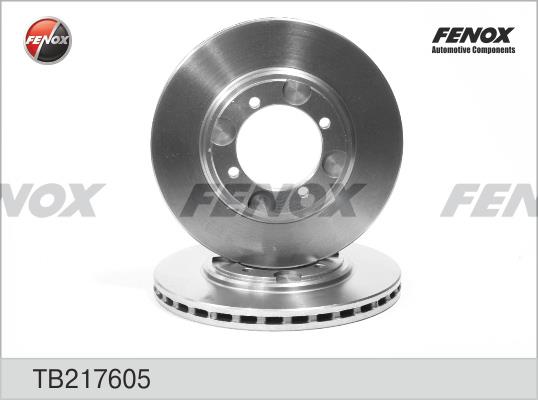 Fenox TB217605 Front brake disc ventilated TB217605