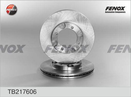 Fenox TB217606 Front brake disc ventilated TB217606