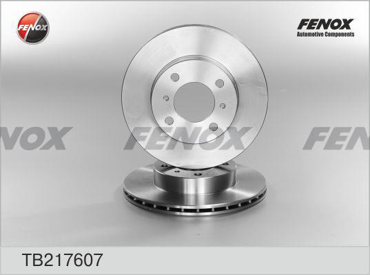 Fenox TB217607 Front brake disc ventilated TB217607
