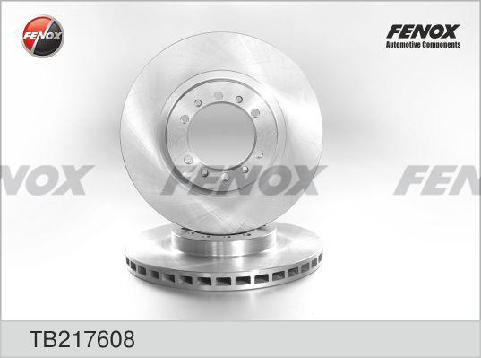 Fenox TB217608 Front brake disc ventilated TB217608