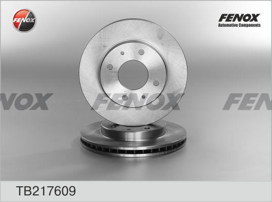 Fenox TB217609 Front brake disc ventilated TB217609