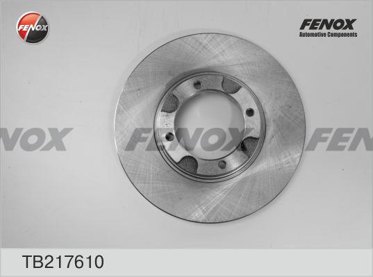 Fenox TB217610 Front brake disc ventilated TB217610