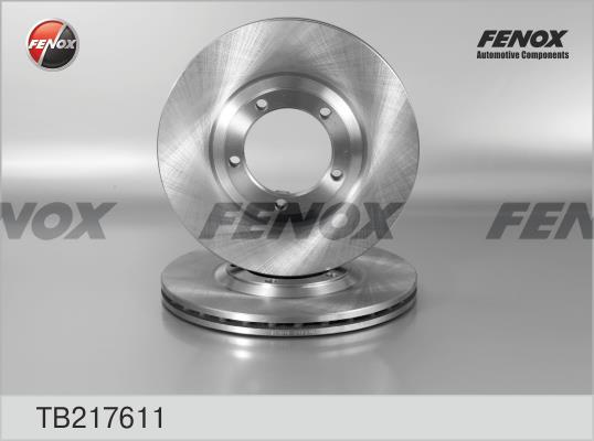 Fenox TB217611 Front brake disc ventilated TB217611