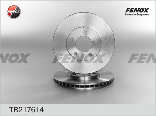 Fenox TB217614 Front brake disc ventilated TB217614