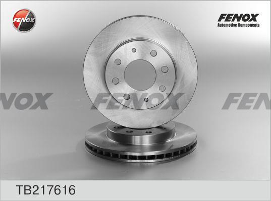 Fenox TB217616 Front brake disc ventilated TB217616