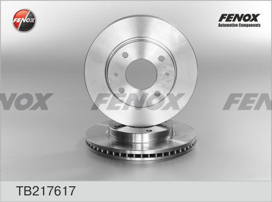 Fenox TB217617 Front brake disc ventilated TB217617