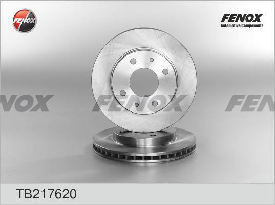 Fenox TB217620 Front brake disc ventilated TB217620