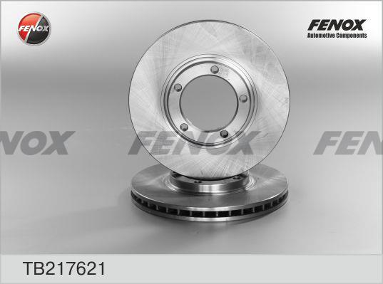 Fenox TB217621 Front brake disc ventilated TB217621