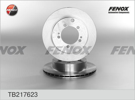 Fenox TB217623 Rear ventilated brake disc TB217623
