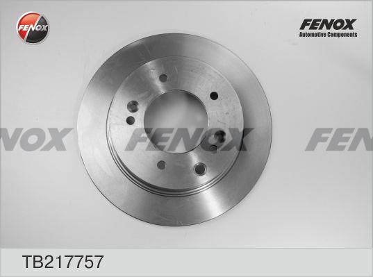 Fenox TB217757 Rear ventilated brake disc TB217757