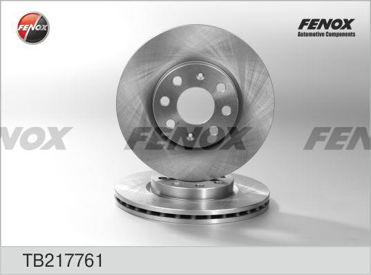 Fenox TB217761 Front brake disc ventilated TB217761