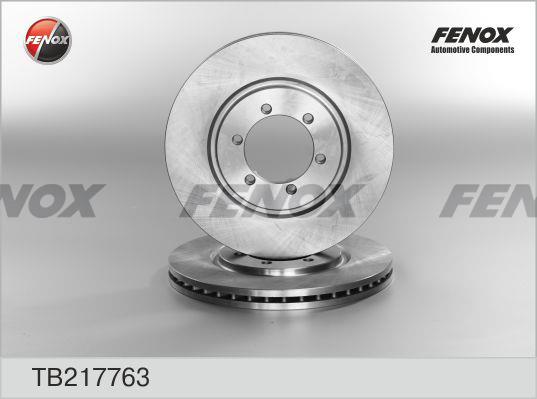 Fenox TB217763 Front brake disc ventilated TB217763