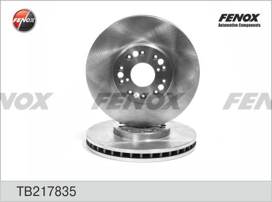 Fenox TB217835 Front brake disc ventilated TB217835