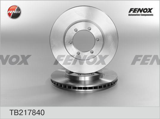Fenox TB217840 Front brake disc ventilated TB217840
