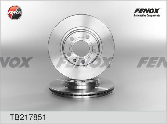 Fenox TB217851 Front brake disc ventilated TB217851