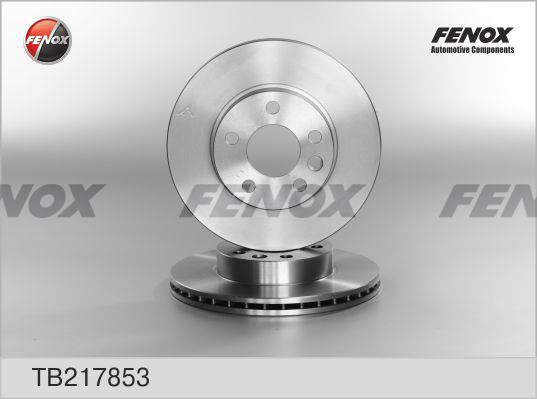 Fenox TB217853 Front brake disc ventilated TB217853