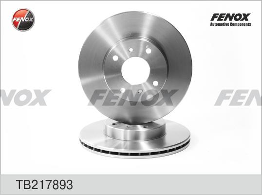 Fenox TB217893 Front brake disc ventilated TB217893