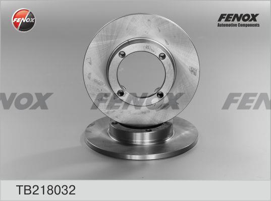 Fenox TB218032 Brake disc TB218032