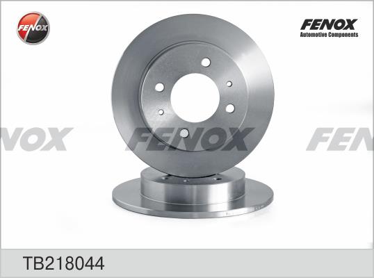 Fenox TB218044 Rear brake disc, non-ventilated TB218044