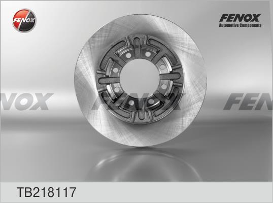 Fenox TB218117 Brake disc TB218117