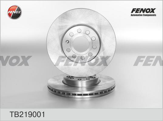 Fenox TB219001 Front brake disc ventilated TB219001