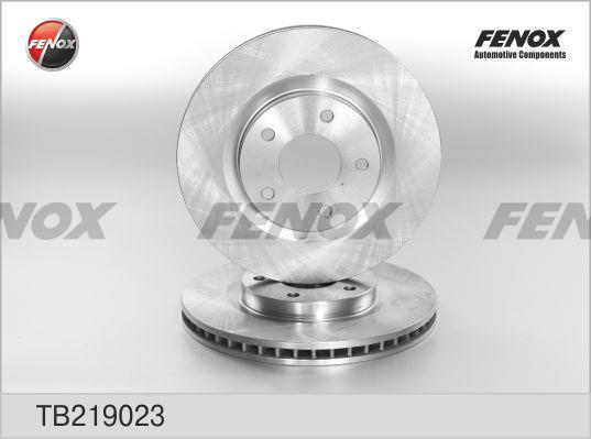 Fenox TB219023 Front brake disc ventilated TB219023