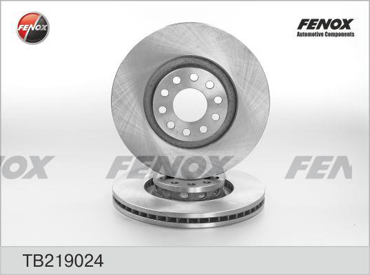 Fenox TB219024 Front brake disc ventilated TB219024