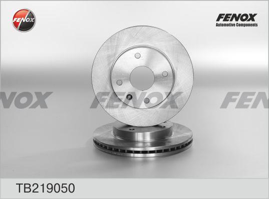 Fenox TB219050 Front brake disc ventilated TB219050