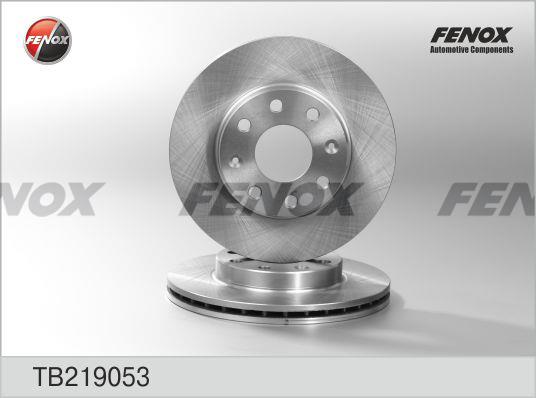 Fenox TB219053 Front brake disc ventilated TB219053