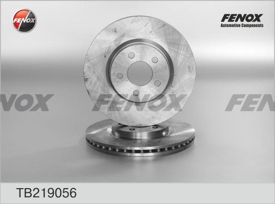 Fenox TB219056 Front brake disc ventilated TB219056
