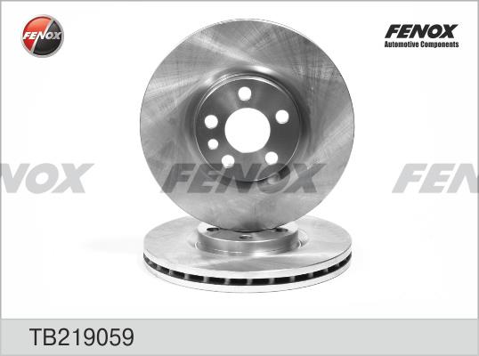 Fenox TB219059 Front brake disc ventilated TB219059