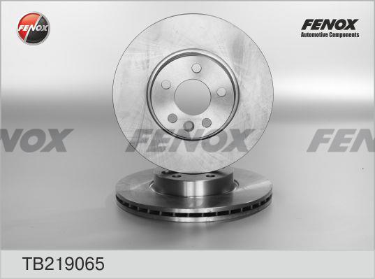 Fenox TB219065 Front brake disc ventilated TB219065