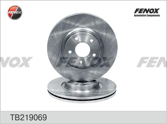 Fenox TB219069 Front brake disc ventilated TB219069
